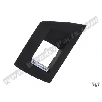 Cam Düğme Çerçevesi F10+LCI Arka Sol; Siyah